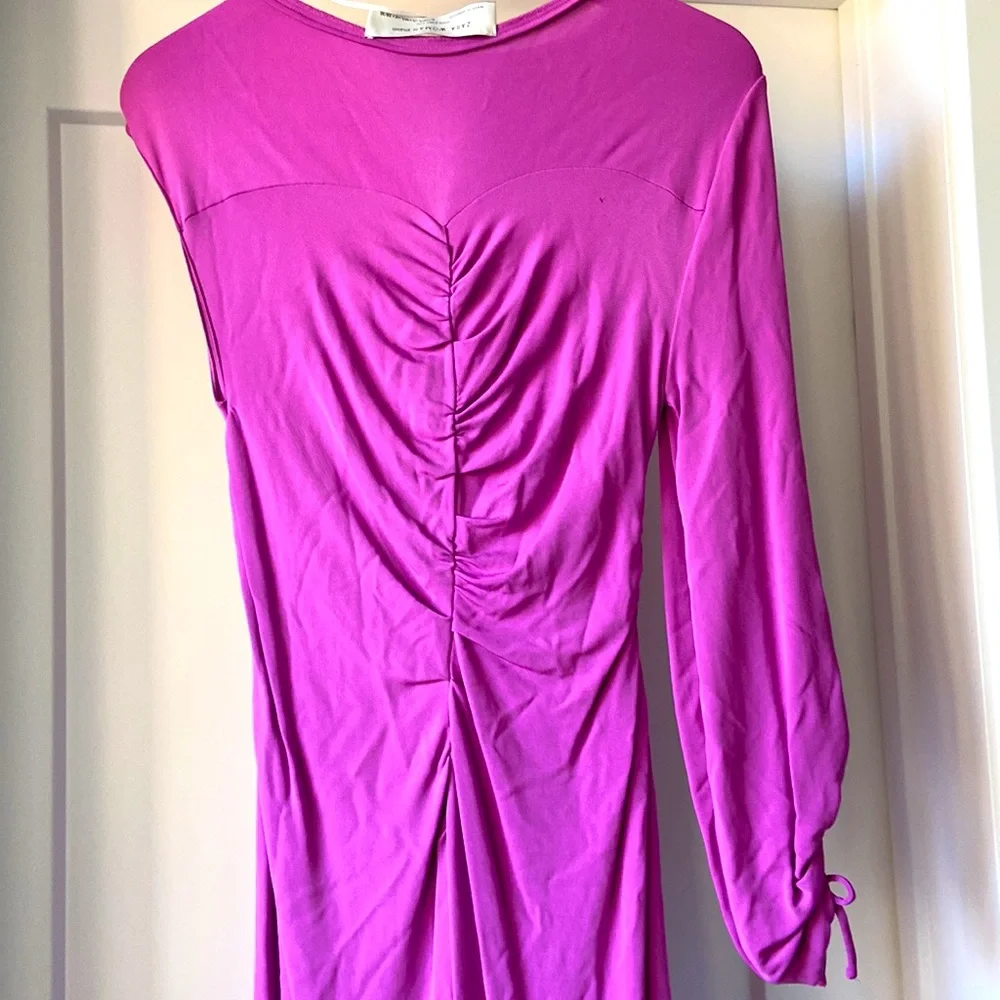 Zara Pink Long Sleeve Dress - Picture 4 of 7